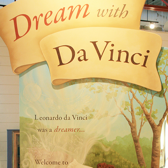 Dream with Da Vinci sign